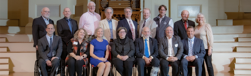 <center>LSPA Past Presidents attend the LSPA's 30th anniversary dinner in Worcester (2023). </center>